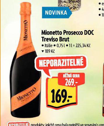 MIONETTO PROSECCO DOC TREVISO BRUT