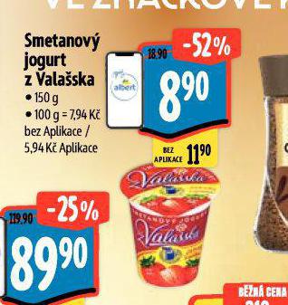 SMETANOV JOGURT Z VALASKA