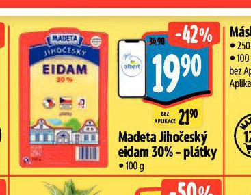 MADETA JIHOESK EIDAM 30% PLTKY