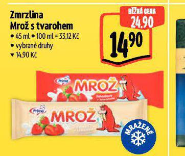 ZMRZLINA MRO S TVAROHEM