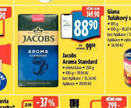 JACOBS AROMA STANDARD MLET KVA