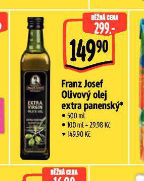 FRANZ JOSEF OLIVOV OLEJ EXTRA PANENSK