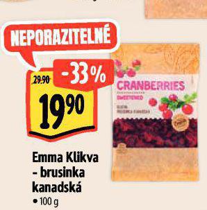 EMMA KLIKVA - BRUSINKA KANADSK