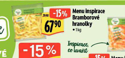 MENU INSPIRACE BRAMBOROV HRANOLKY