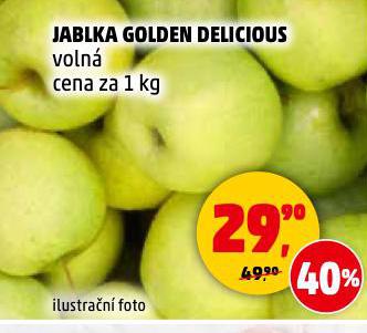 JABLKA GOLDEN DELICIOUS
