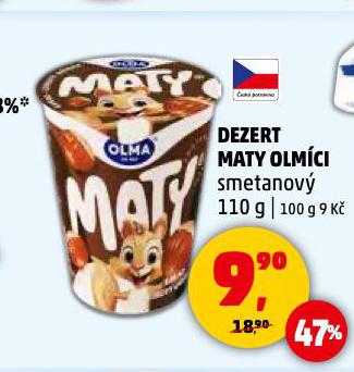 DEZERT MATY OLMCI