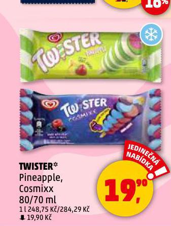 TWISTER ZMRZLINA