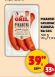 PIKANTN GRILOVAC KLOBSA NA GRIL
