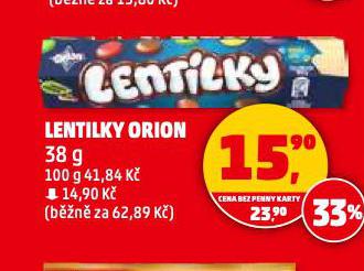 LENTILKY ORION