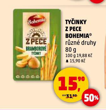 TYINKY Z PECE BOHEMIA