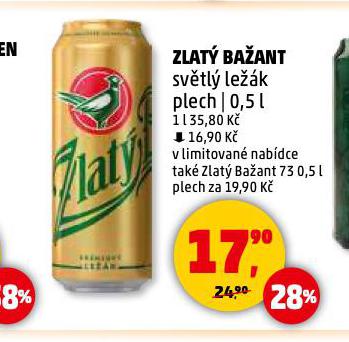 PIVO ZLAT BAANT