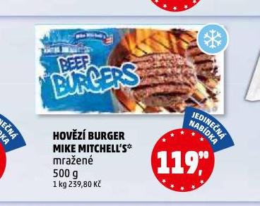 HOVZ BURGER MIKE MITCHELL'S