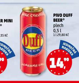 PIVO DUFF BEER
