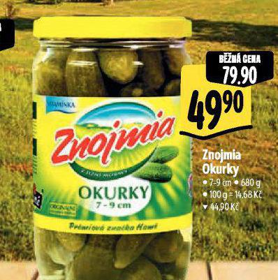 ZNOJMIA OKURKY
