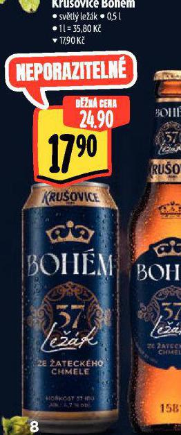 PIVO KRUOVICE BOHM