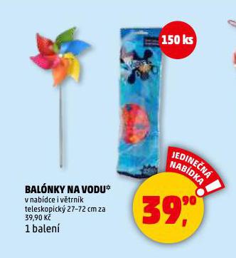 BALNKY NA VODU