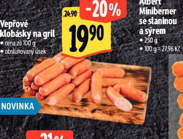 VEPOV KLOBSKY NA GRIL