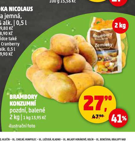 BRAMBORY KONZUMN