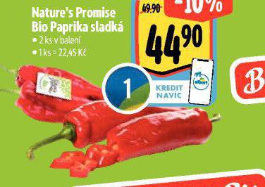BIO PAPRIKA SLADK