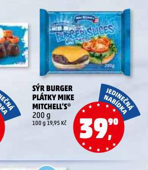 SR BURGER PLTKY MIKE MITCHELL'S