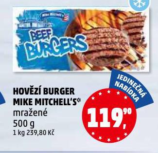 HOVZ BURGER MIKE MITCHELL'S