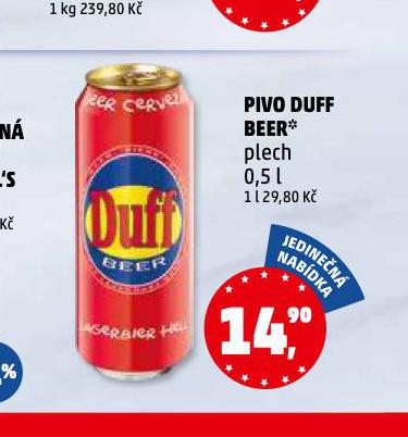 PIVO DUFF BEER