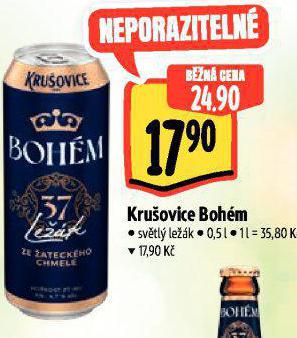 PIVO KRUOVICE BOHM