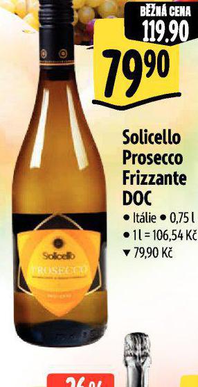 SOLICELLO PROSECCO FRIZZANTE DOC