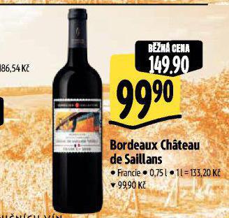 BORDEAUX CHATEAU DE SAILLANS