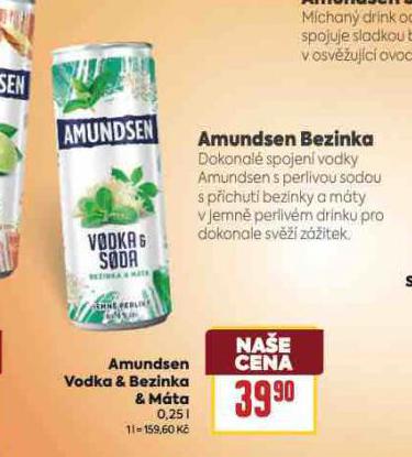 AMUNDSEN VODKA & BEZINKA & MTA