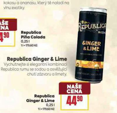 REPUBLICA GINGER & LIME