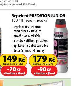 REPELENT PREDATOR JUNIOR