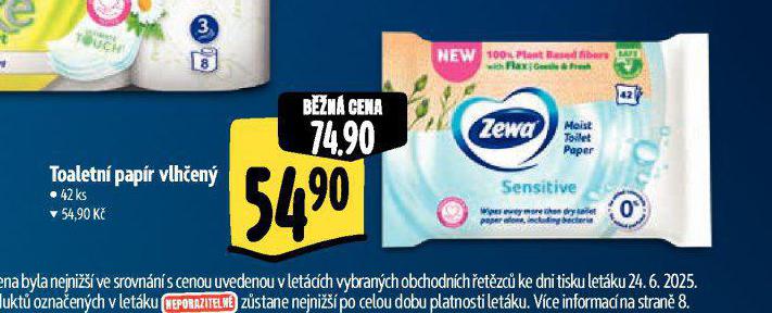 ZEWA VLHEN TOALETN PAPR