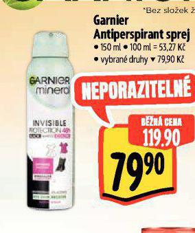 GARNIER ANTIPERSPIRANT