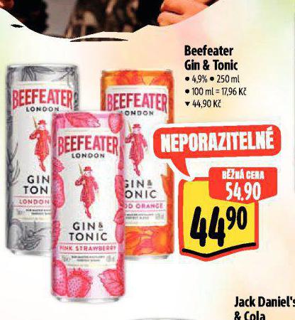 BEEFEATER GIN & TONIC