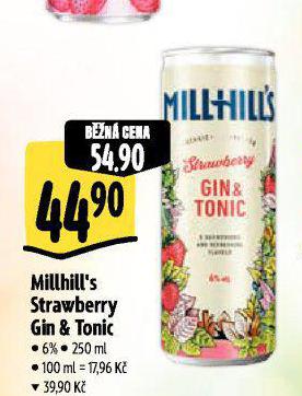 MILLHILLS STRAWBERRY GIN & TONIC
