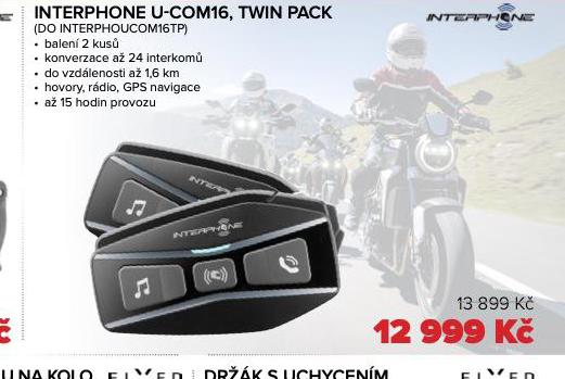 INTERPHONE U-COM16, TWIN PACK