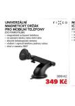 UNIVERZÁLNÍ MAGNETICKÝ DRŽÁK PRO MOBILNÍ TELEFONY