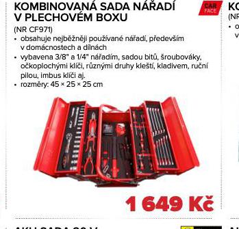 KIMBINOVAN SADA NAD V PLECHOVM BOXU
