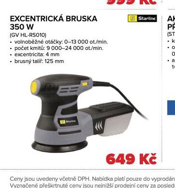 EXCENTRICK BRUSKA 350 W