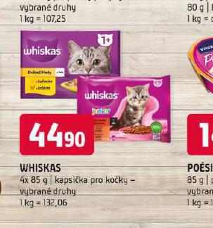 WHISKAS KAPSIKY PRO KOKY