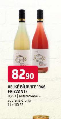 VELK BLOVICE 1946 FRIZZANTE