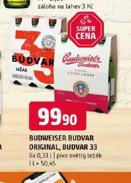 PIVO BUDVAR 33
