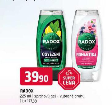RADOX SPRCHOV GEL