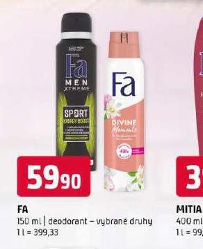 FA DEODORANT