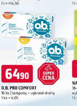 O.B. PRO COMFORT TAMPONY