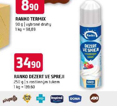 RANKO DEZERT VE SPREJI