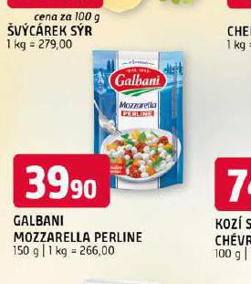 GALBONI MOZZARELLA PERLINE