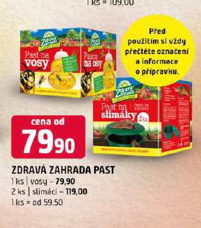ZDRAV ZAHRADA PAST NA SLIMKY