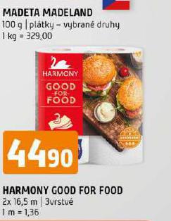 HARMONY GOOD FOR FOOD KUCHYSK UTRKY
